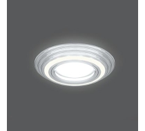 Светильник св/д Gauss Backlight круглай хром GU5.3 3W, 3000К BL138/СМ00000606